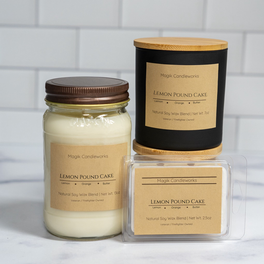 Lemon Pound Cake Candle
